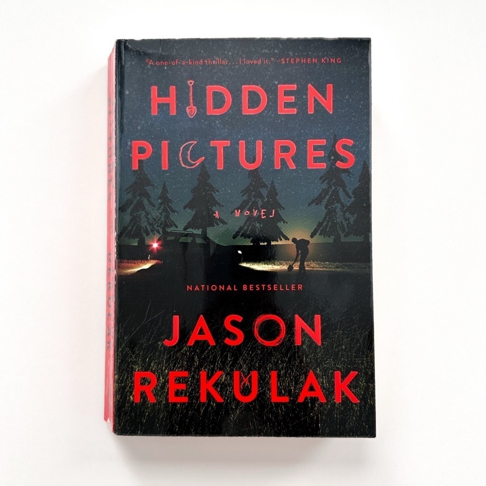 Hidden Pictures by Jason Rekulak - Red and Black Cover